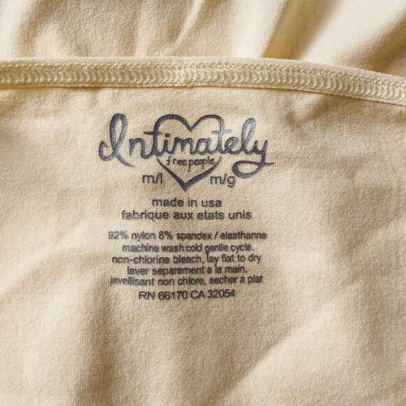 Free People Intimately Cream Skinny Strap Seamless Mini Slip Dress NWOT - Picture 8 of 12